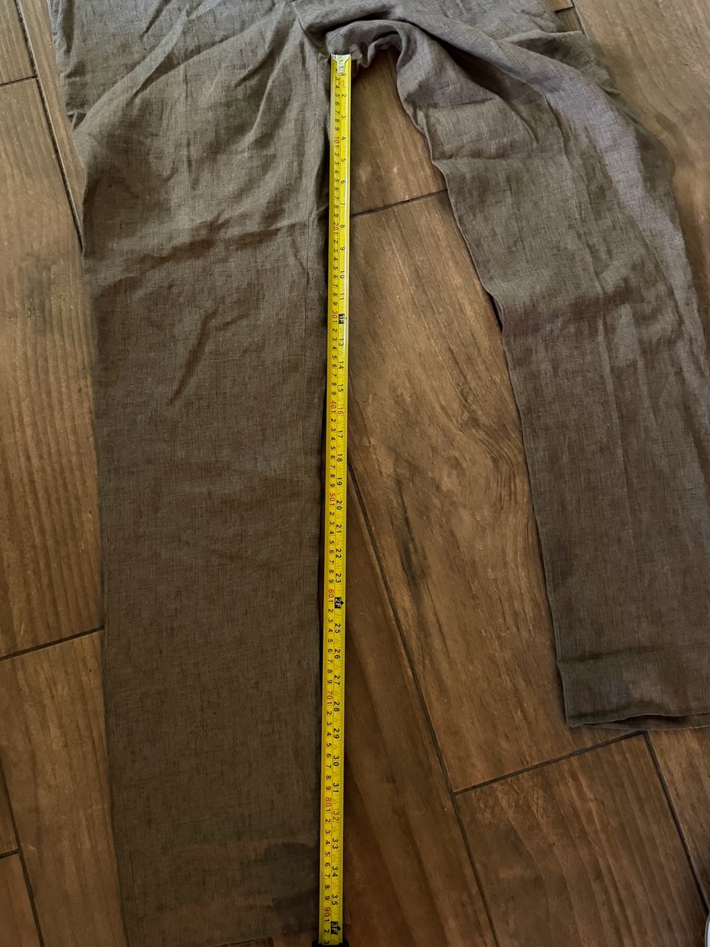 Joseph Abboud Tan Linen Trousers - Picture 9 of 9